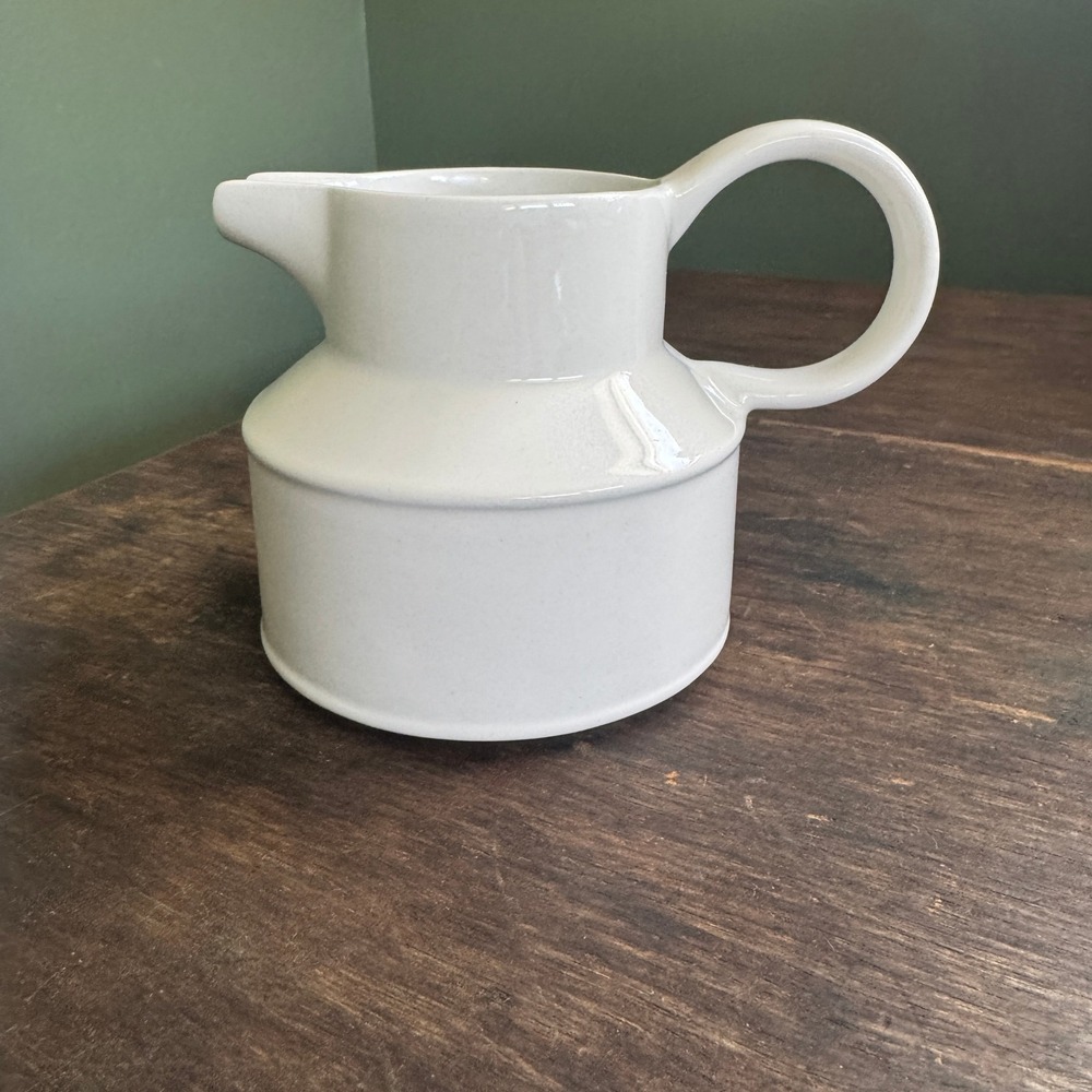 Vintage Stonehenge Midwinter White Creamer Mid Century England Farmhouse Style